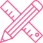solid bright pink color background
